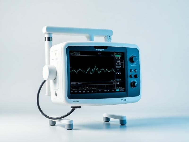 Monitor de signos vitales sobre fondo claro