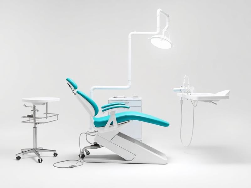Unidad dental completa en un espacio clínico luminoso